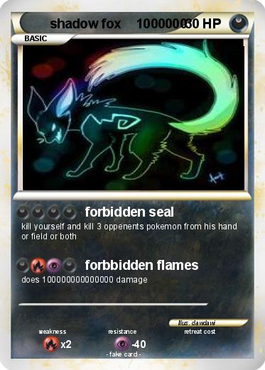 Pokemon shadow fox    1000000