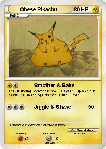 Pokemon Obese Pikachu