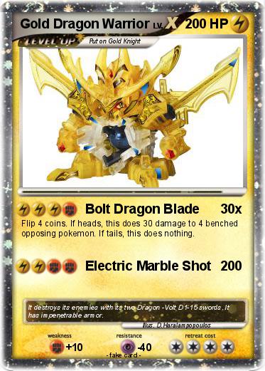 Pokemon Gold Dragon Warrior
