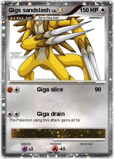 Pokemon Gigs sandslash