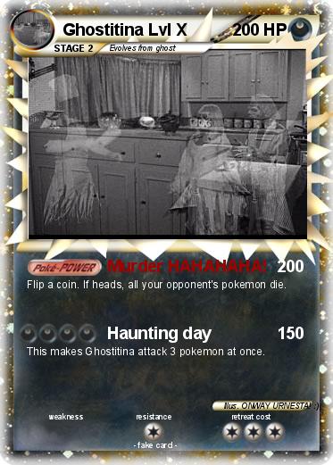 Pokemon Ghostitina Lvl X