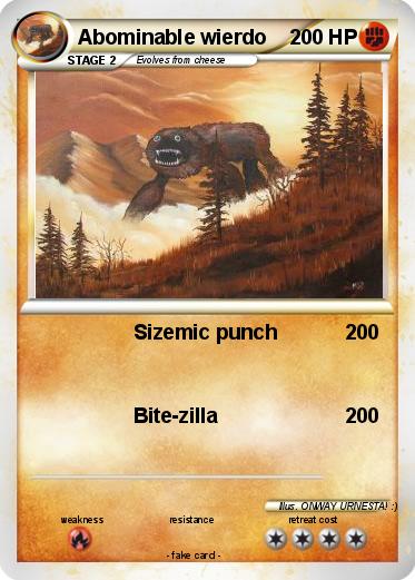 Pokemon Abominable wierdo