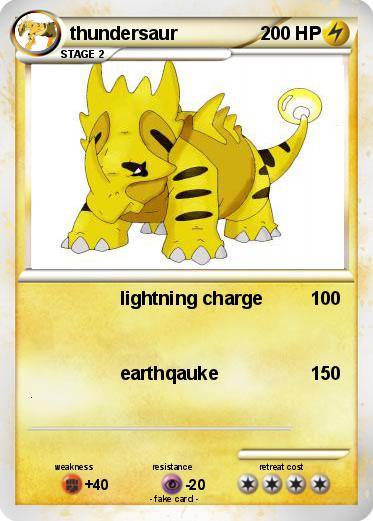 Pokemon thundersaur