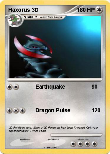Pokemon Haxorus 3D