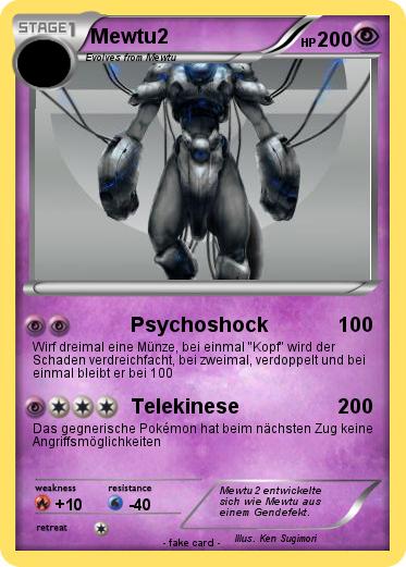 Pokemon Mewtu2
