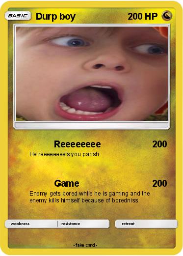 Pokemon Durp boy