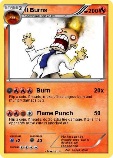 Pokemon It Burns