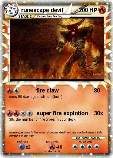 Pokemon runescape devil