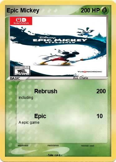 Pokemon Epic Mickey