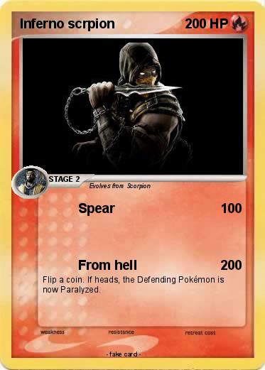 Pokemon Inferno scrpion