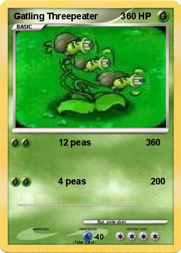 Pokemon Gatling Threepeater         3