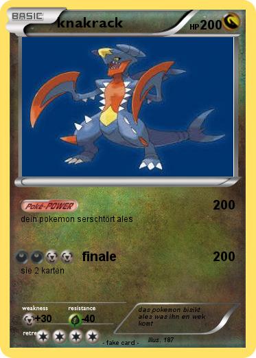 Pokemon knakrack