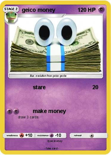 Pokemon geico money