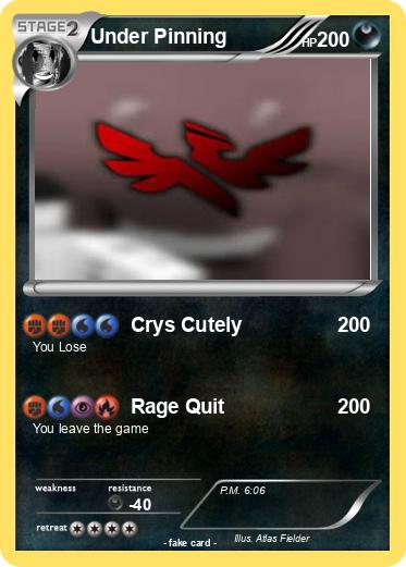 Pokemon Under Pinning