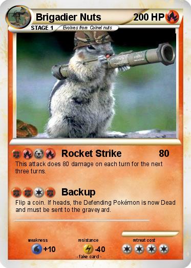 Pokemon Brigadier Nuts