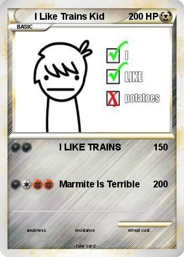 Pokemon I Like Trains Kid