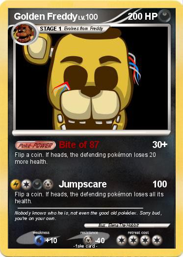 Pokemon Golden Freddy