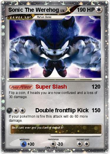 Pokemon Sonic The Werehog