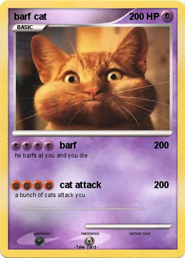 Pokemon barf cat