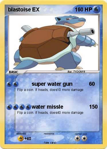 Pokemon blastoise EX