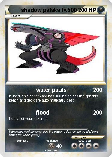 Pokemon shadow palaka lv.500