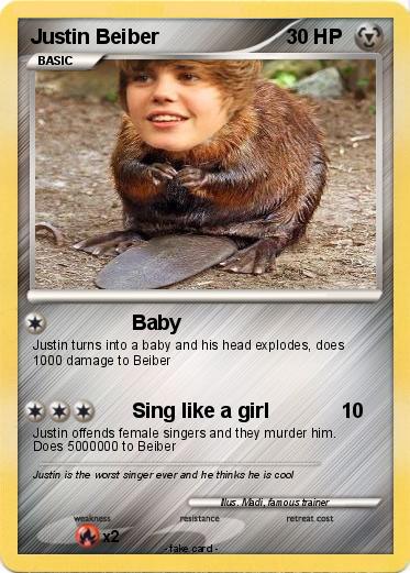 Pokemon Justin Beiber
