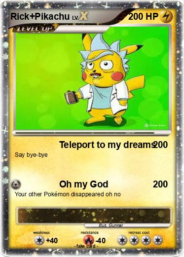 Pokemon Rick+Pikachu