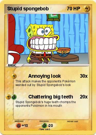 Pokemon Stupid spongebob