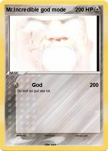 Pokemon Mr.Incredible god mode