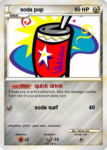 Pokemon soda pop