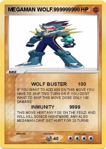 Pokemon MEGAMAN WOLF.9999999