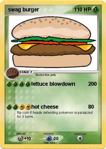 Pokemon swag burger