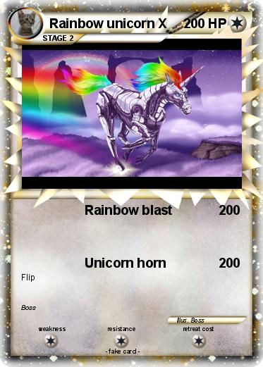 Pokemon Rainbow unicorn X
