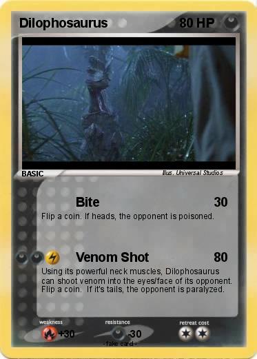 Pokemon Dilophosaurus