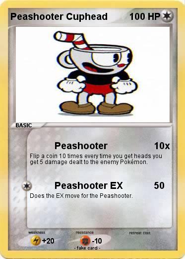 Pokemon Peashooter Cuphead