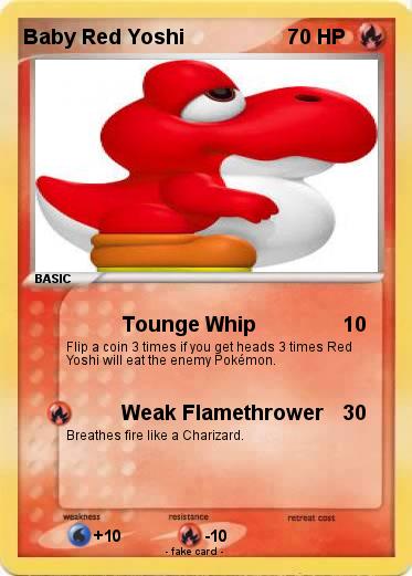 Pokemon Baby Red Yoshi