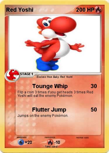 Pokemon Red Yoshi