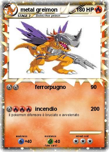 Pokemon metal greimon