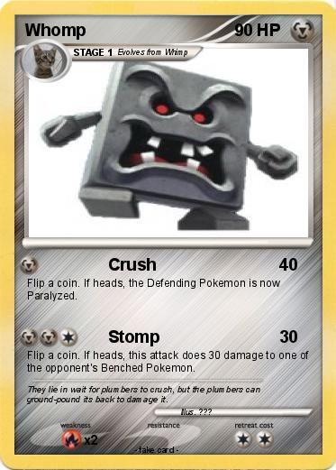 Pokemon Whomp