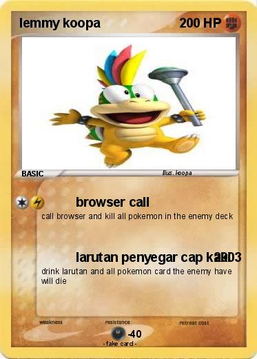 Pokemon lemmy koopa