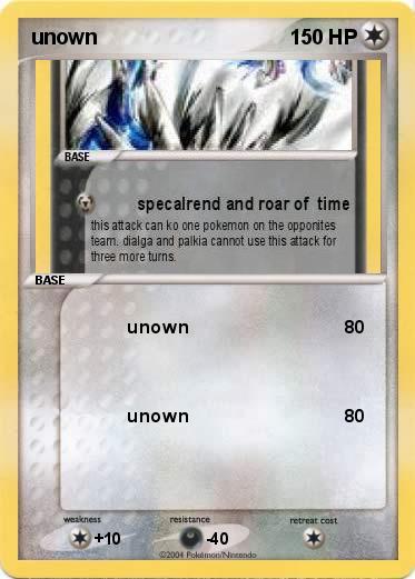 Pokemon unown
