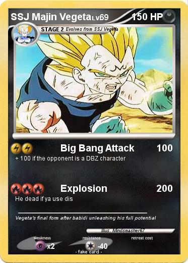 Pokemon SSJ Majin Vegeta