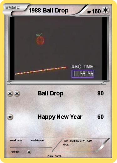 Pokemon 1988 Ball Drop