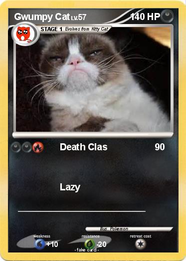 Pokemon Gwumpy Cat