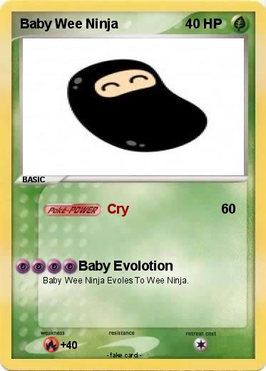 Pokemon Baby Wee Ninja
