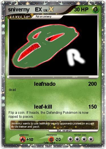 Pokemon sniverny    EX