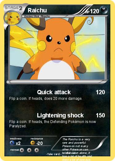Pokemon Raichu