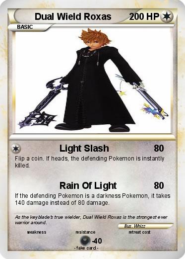 Pokemon Dual Wield Roxas