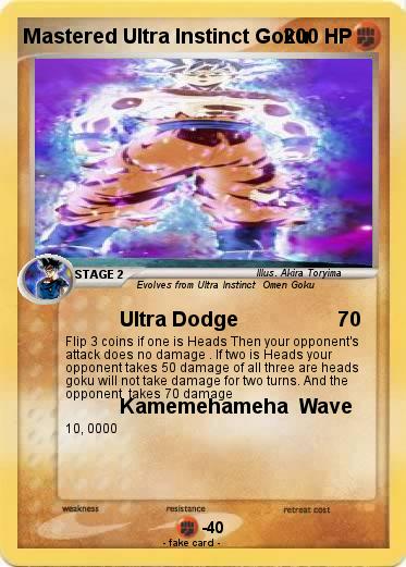 Pokemon Mastered Ultra Instinct Goku