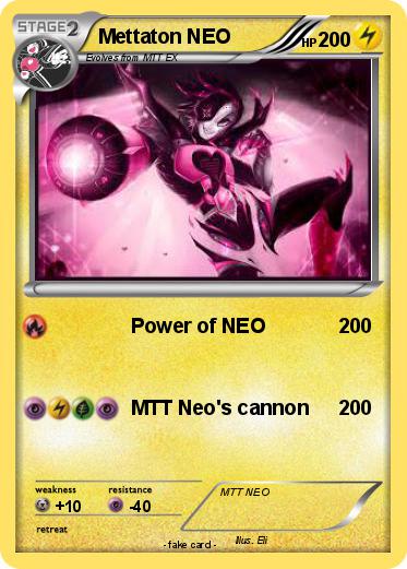 Pokemon Mettaton NEO